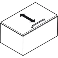 Lid stay, Maxi up, for lids made of wood or with aluminium frame