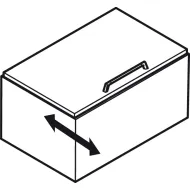 Lid stay, Maxi up, for lids made of wood or with aluminium frame