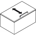 Lid stay, Maxi up, for lids made of wood or with aluminium frame