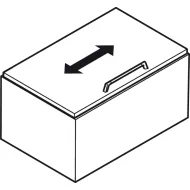 Lid stay, Maxi up, for lids made of wood or with aluminium frame