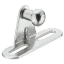 Gas-filled strut, for wooden flaps or flaps with aluminium frame