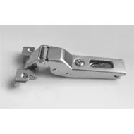 Concealed hinge, Häfele Duomatic 105°, half overlay mounting/twin mounting
