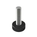 Atrama reguliuojama M6 Ø15mm, H22mm, juoda