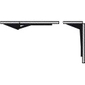 Bracket, For table extension, folding