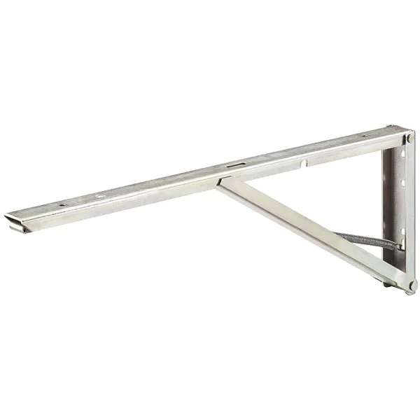 Bracket, folding, 40kg, L250mm, yellow chromatized