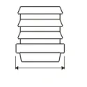 Cover for profile P-K45