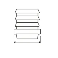 Cover for profile P-K45