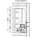 Stalčių šonai MX BOX S H120mm, L300mm, 35kg SF antracitas