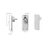 Smart Plug German outlet black L1.6m German plug S2:3way TSD
