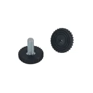 Atrama reguliuojama M8x13mm, Ø30mm, H20mm, juoda