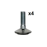 Atrama reguliuojama M10 Ø30mm, chromas 4 vnt.